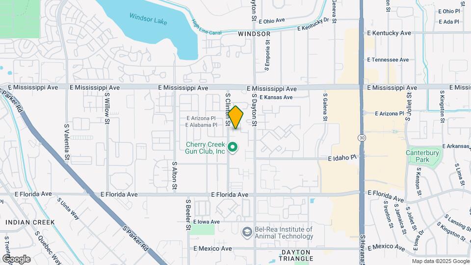 9501 E Alabama Cir Map and Location Details