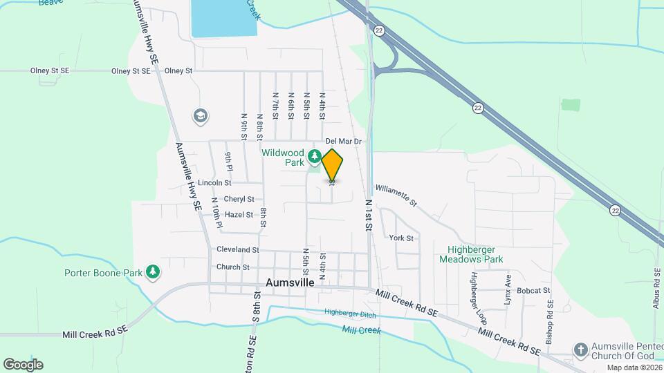 632 N 4th St Map and Location Details