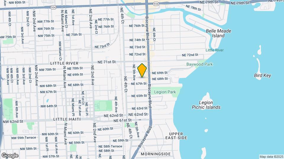 554 NE 68th St Map and Location Details