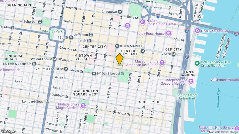 711 Walnut St Map and Location Details