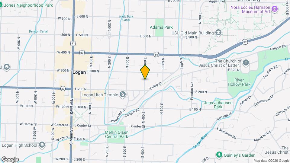 240 E 400 N, Unit 16 Map and Location Details