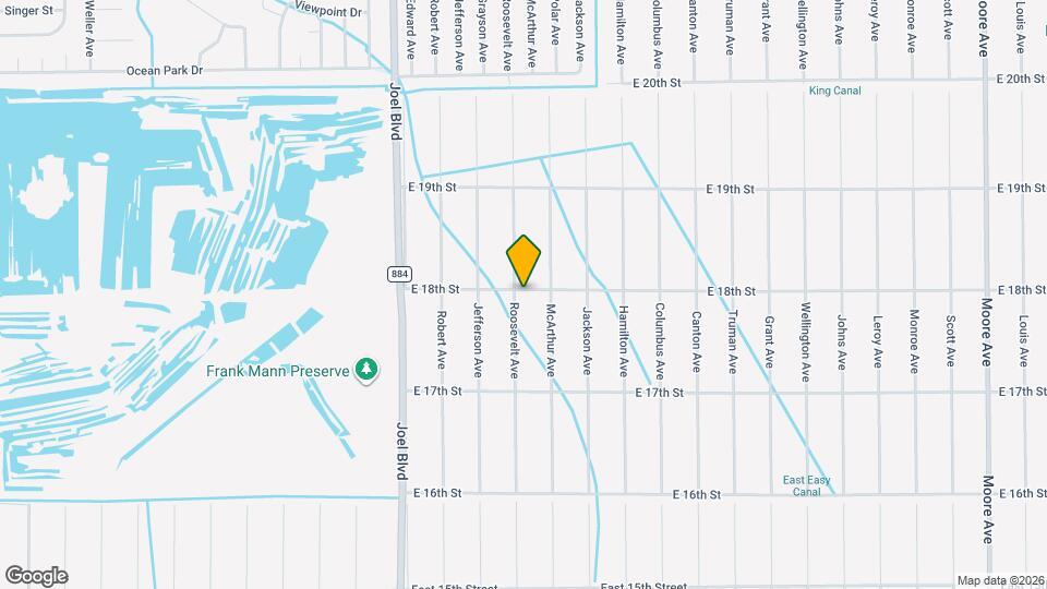 1722 Roosevelt Ave Mapa y Detalles de la Ubicación
