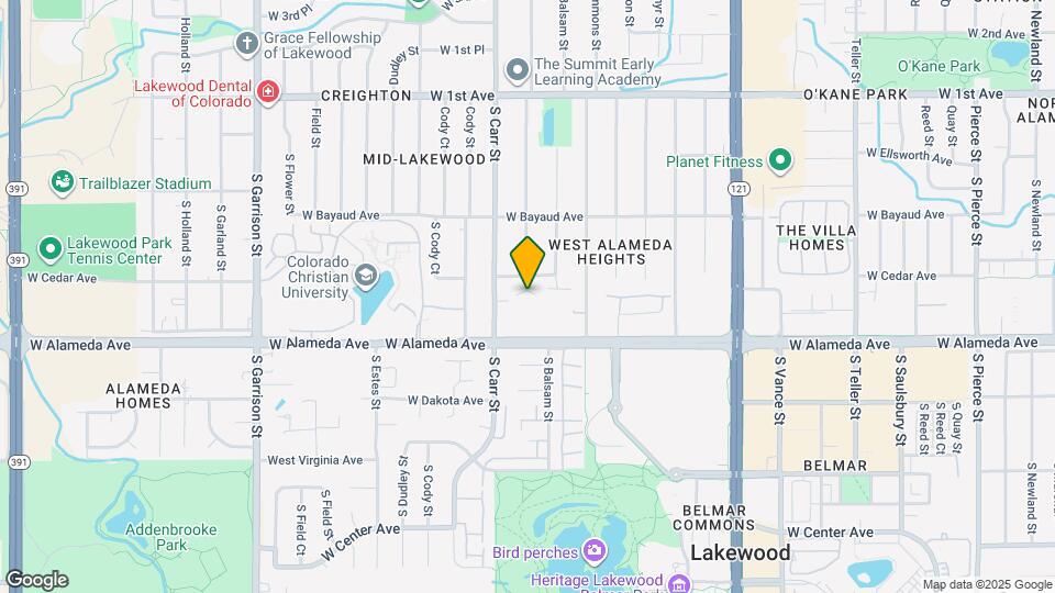 230 S Brentwood St Map and Location Details