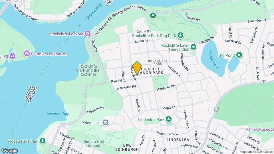 308 Manor Ave Map and Location Details