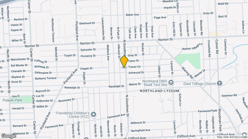 1593 N Goodman St Map and Location Details