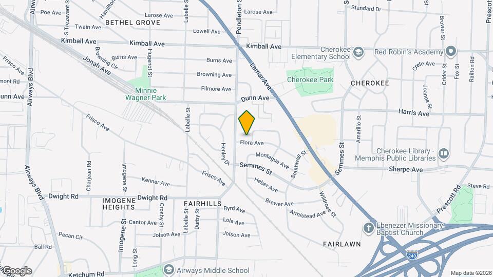 2796 Flora Ave Map and Location Details