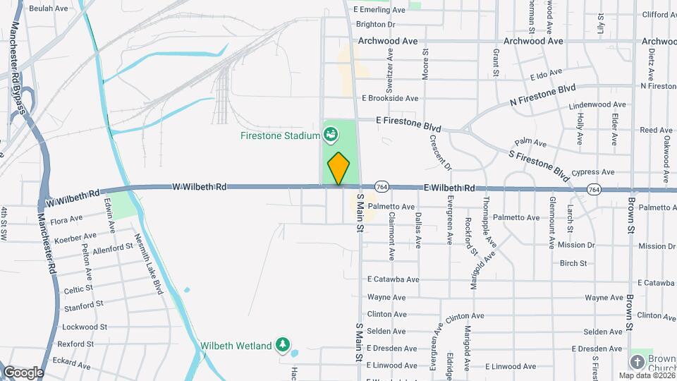 36 W Wilbeth Rd Map and Location Details