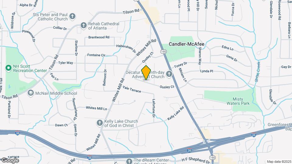 2390 Ousley Ct Map and Location Details