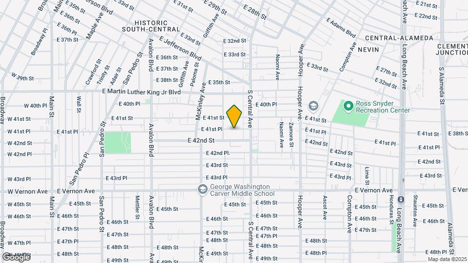 1008-1012 1/2 E 41st Pl Map and Location Details