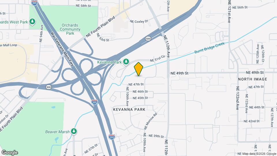 10809 NE 48th Cir Map and Location Details