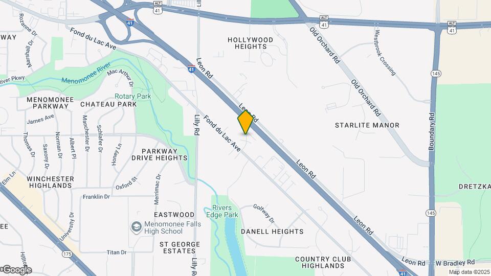 N83W13698-W13698 Fond du Lac Ave Map and Location Details
