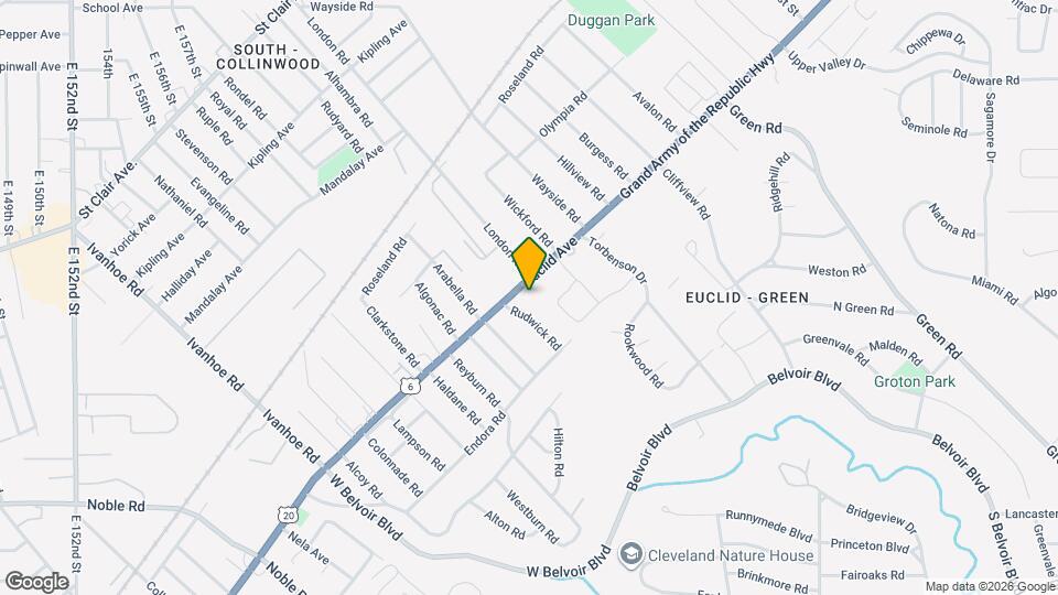 17500 Euclid Ave Mapa y Detalles de la Ubicación