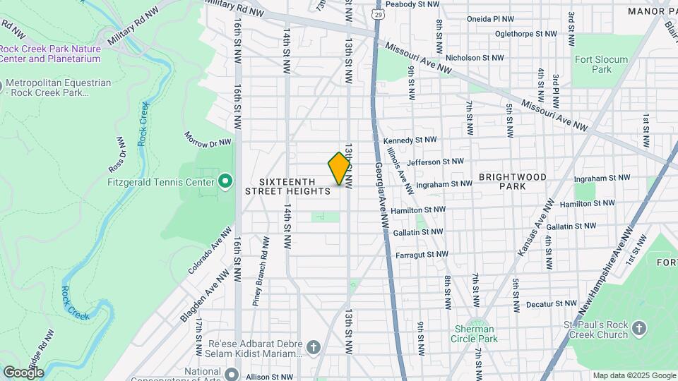 1318 Ingraham St NW Mapa y Detalles de la Ubicación