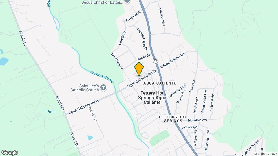 133 W Agua Caliente Rd Mapa y Detalles de la Ubicación