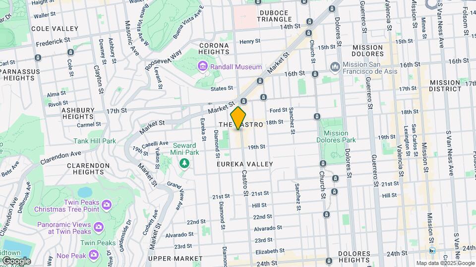 530-532 Castro St-Unit -532 Castro Street Map and Location Details