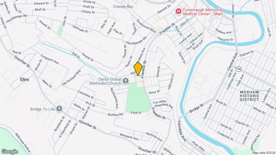 1343 Roxbury Ave Map and Location Details