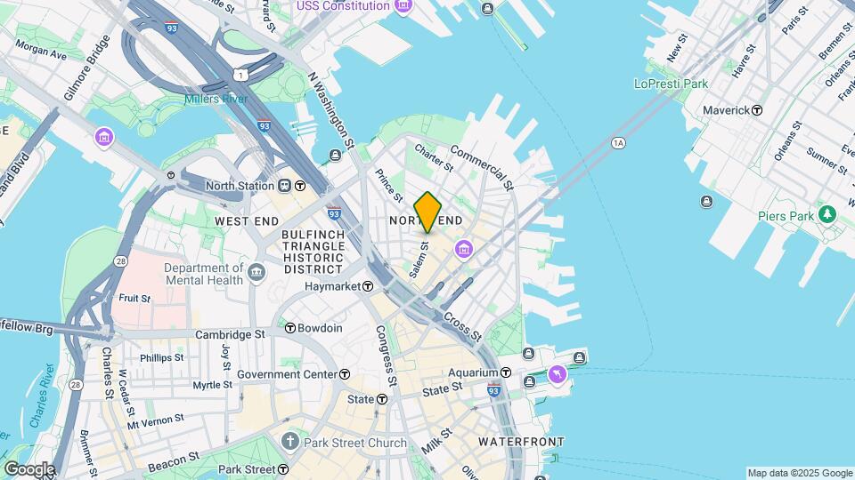 121 Salem St Mapa y Detalles de la Ubicación