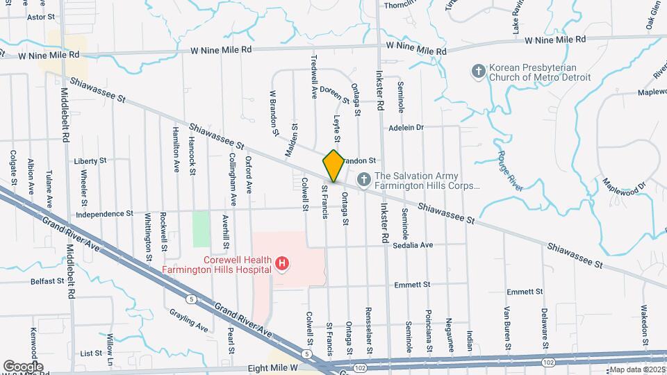 27619 Shiawassee St Map and Location Details