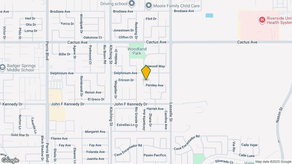 25828 Parsley Ave Map and Location Details