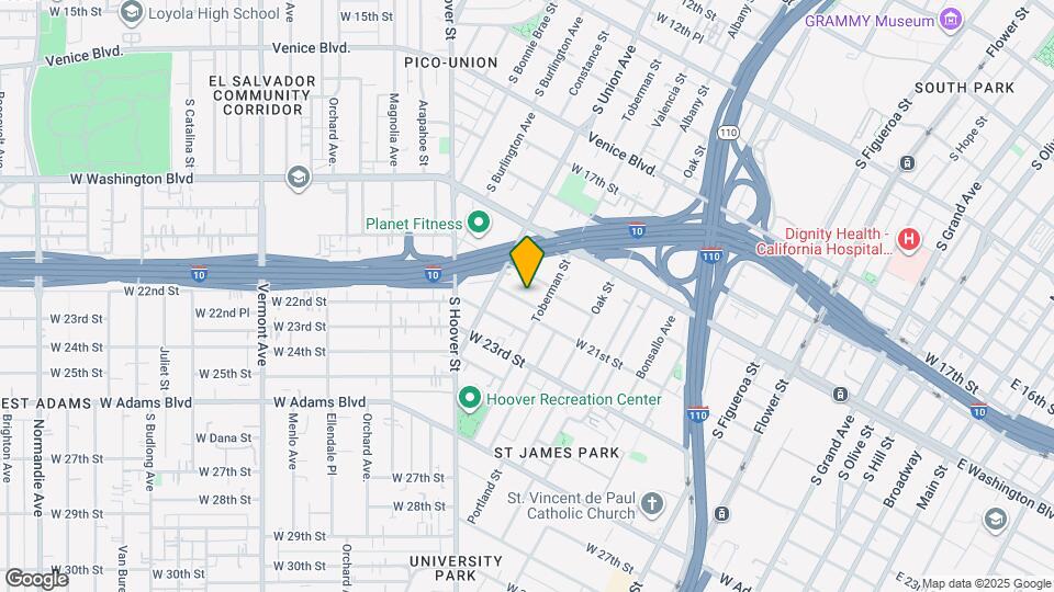 1015 W 21st St Mapa y Detalles de la Ubicación