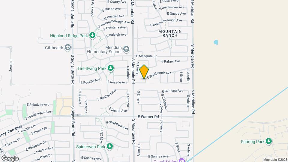 11240 E Roselle Ave Mapa y Detalles de la Ubicación