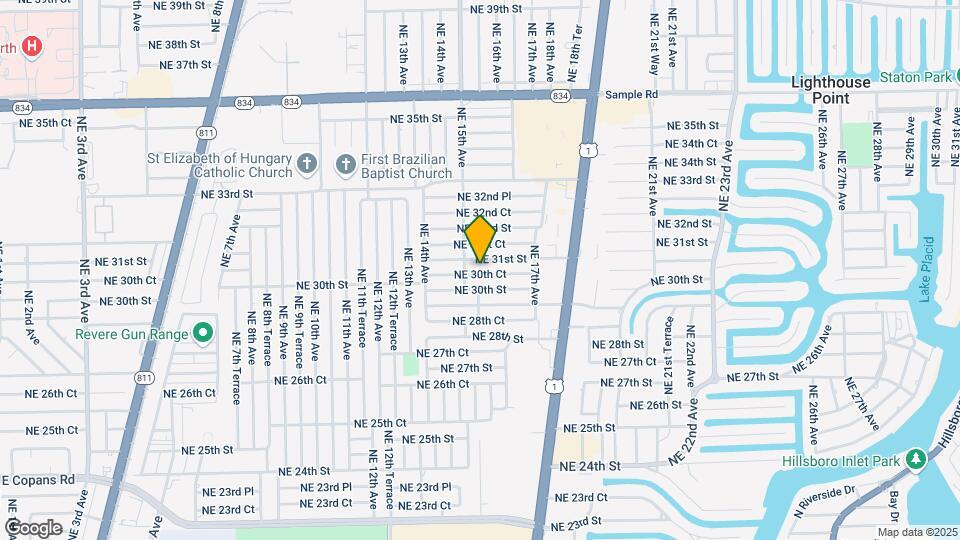 1537 NE 30th Ct Map and Location Details