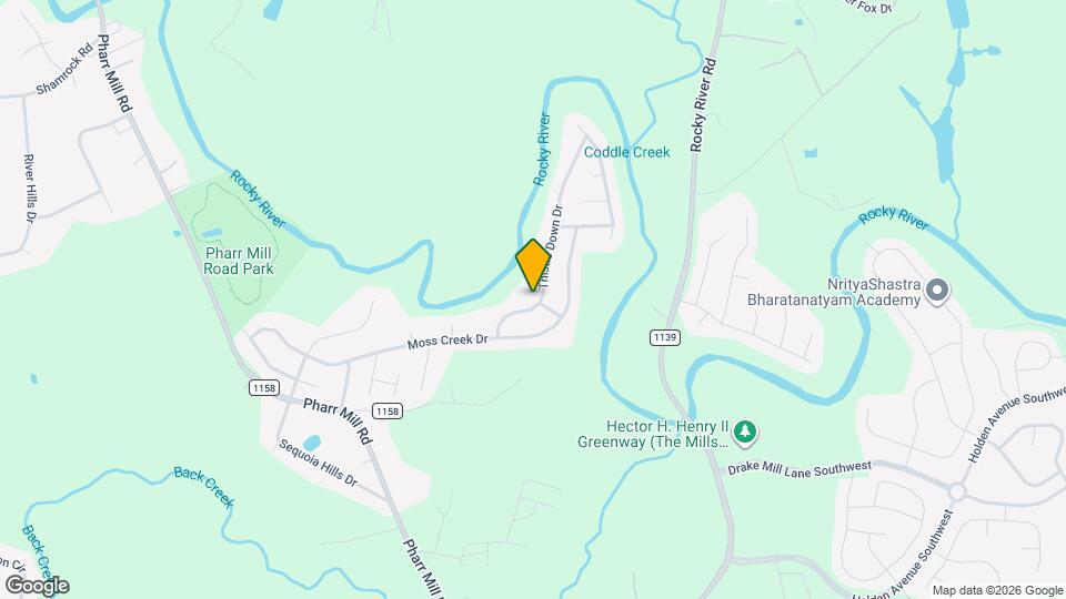 6804 Thistle Down Dr Mapa y Detalles de la Ubicación