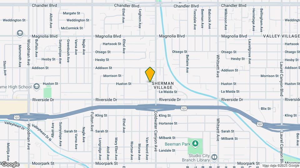 4860 Van Noord Ave Mapa y Detalles de la Ubicación