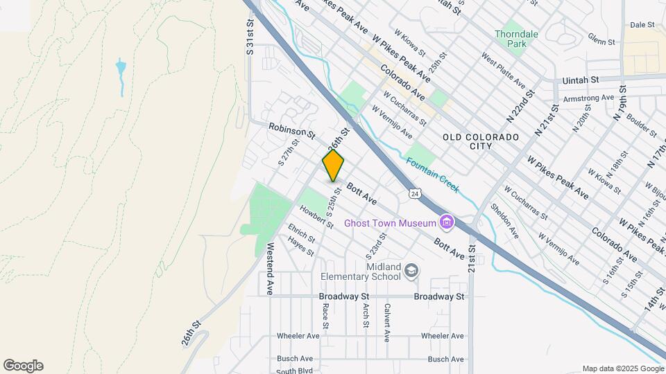 706 S 25th St, Unit A Mapa y Detalles de la Ubicación