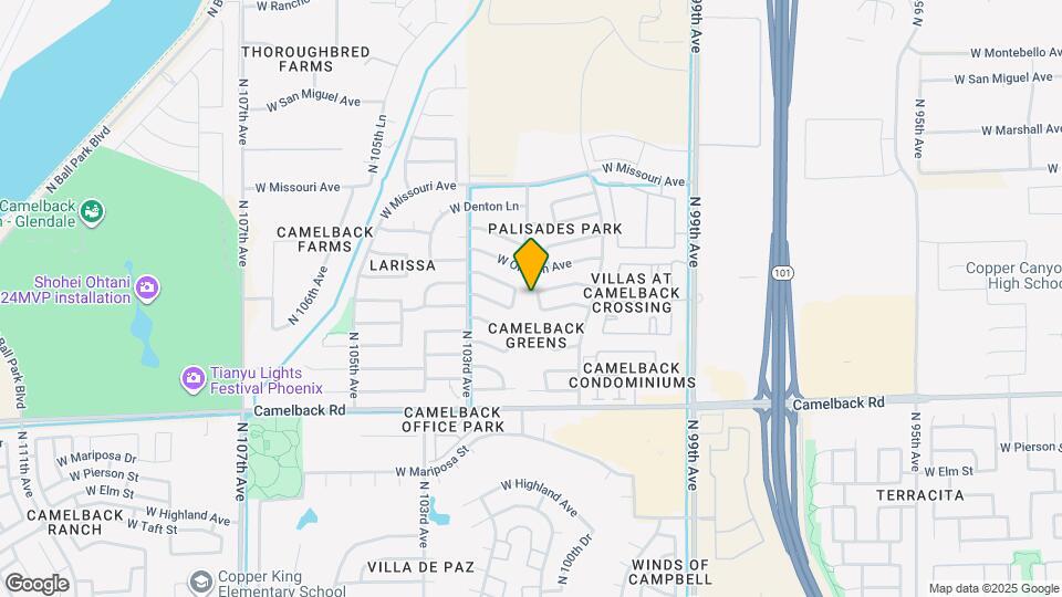 5248 N 102nd Ave Map and Location Details