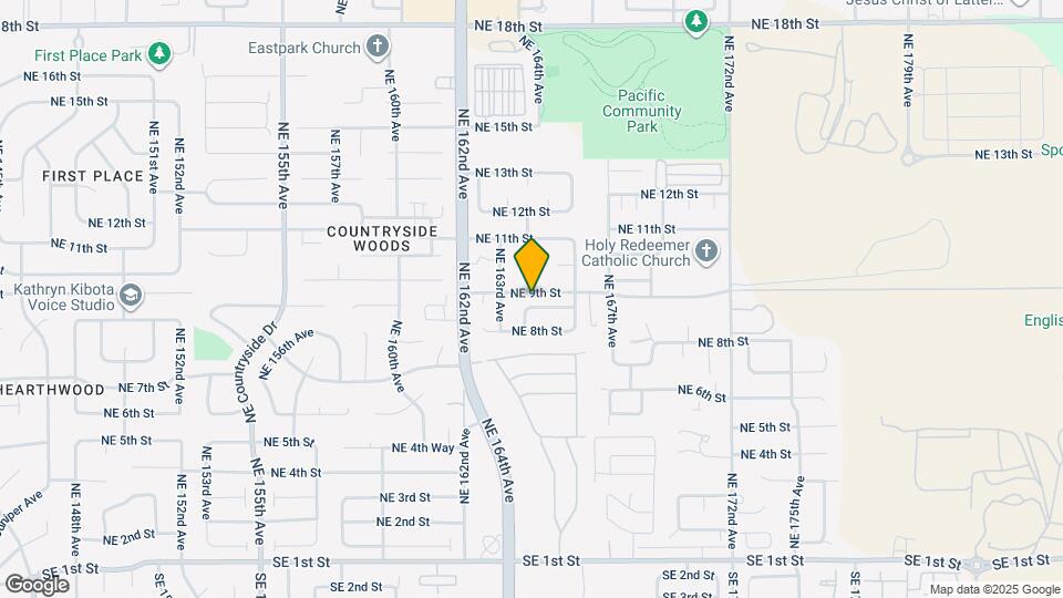 16404 NE 9th Way Map and Location Details