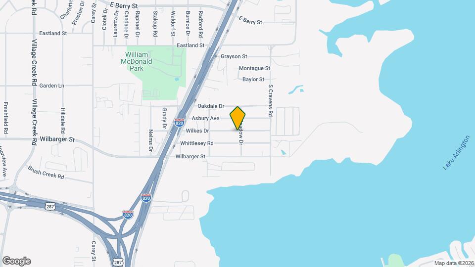 5836-5838 Wilkes Dr Mapa y Detalles de la Ubicación