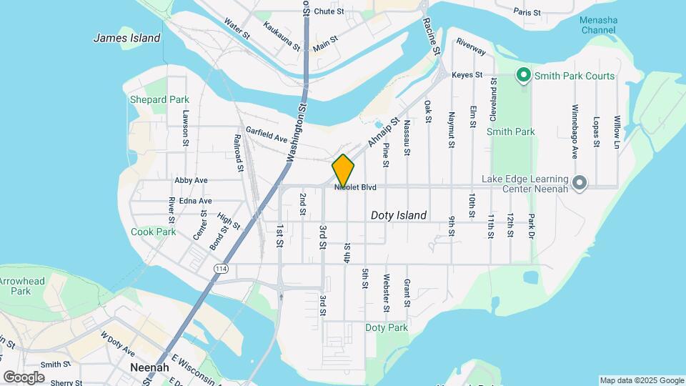 417 Nicolet Blvd Map and Location Details