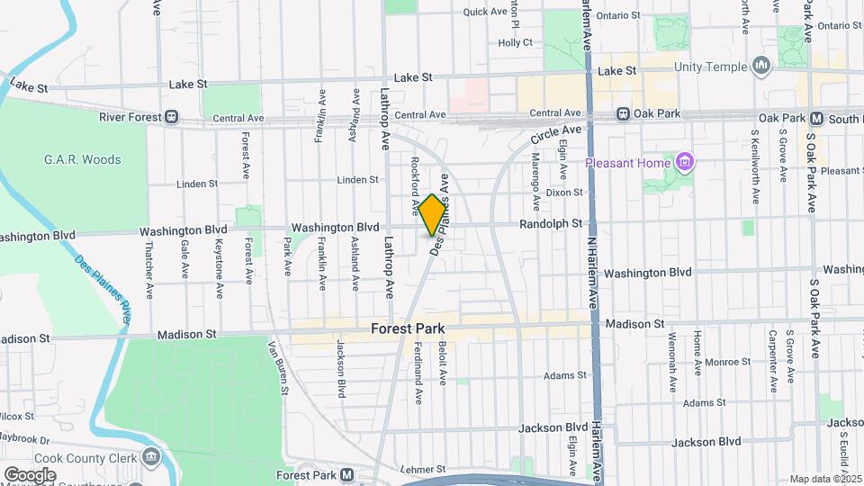 217 Des Plaines Ave Map and Location Details