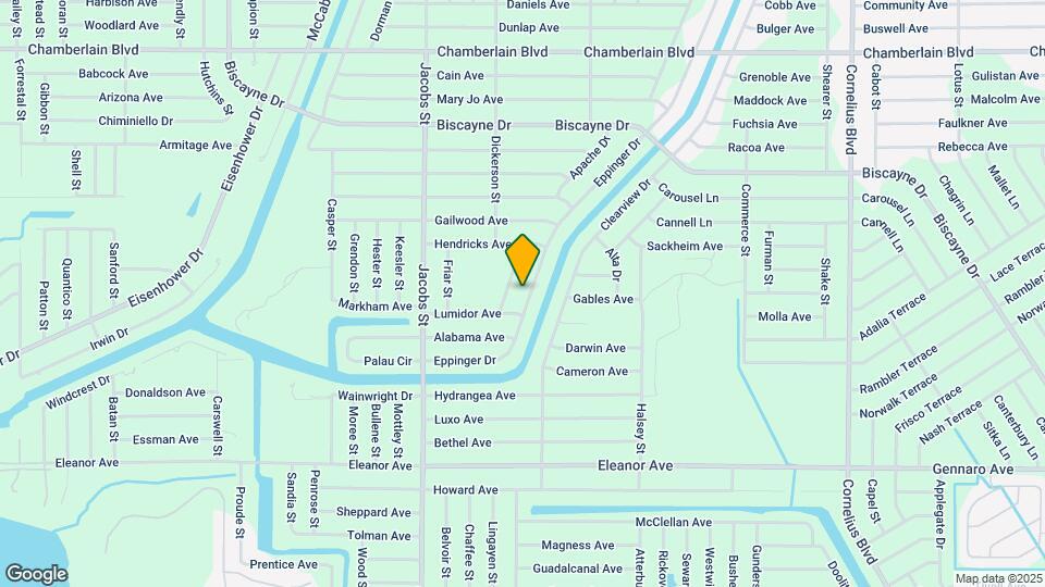 1383 Eppinger Dr Map and Location Details