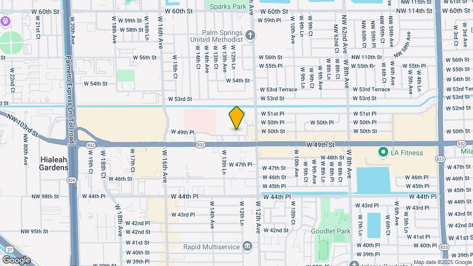 1295 W 49th Pl Map and Location Details