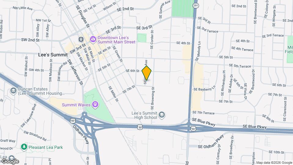 609 SE Florence Ave Map and Location Details