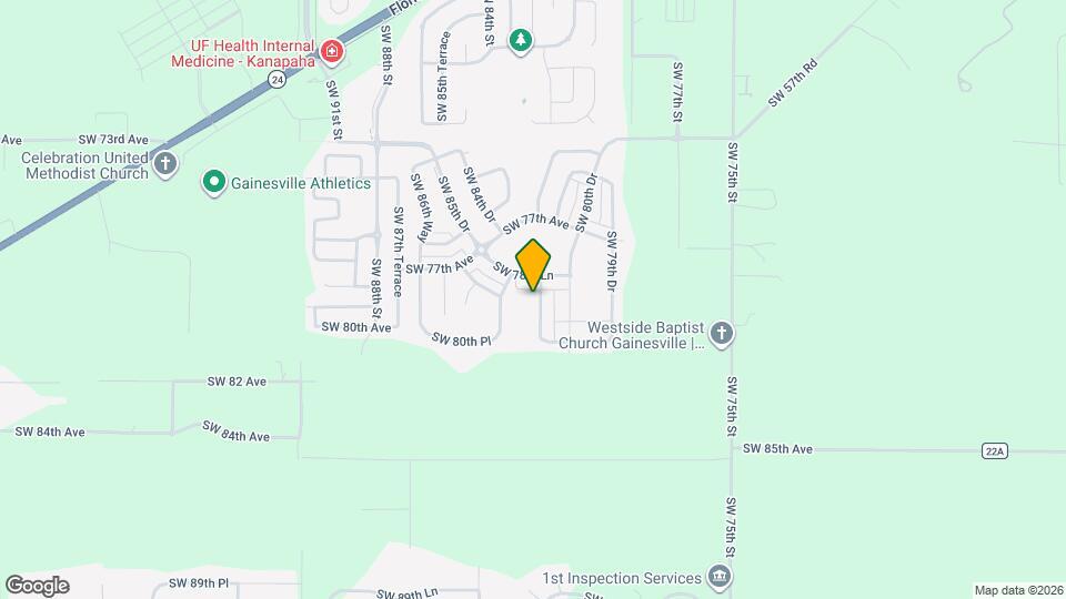 7866 SW 82nd Dr Map and Location Details