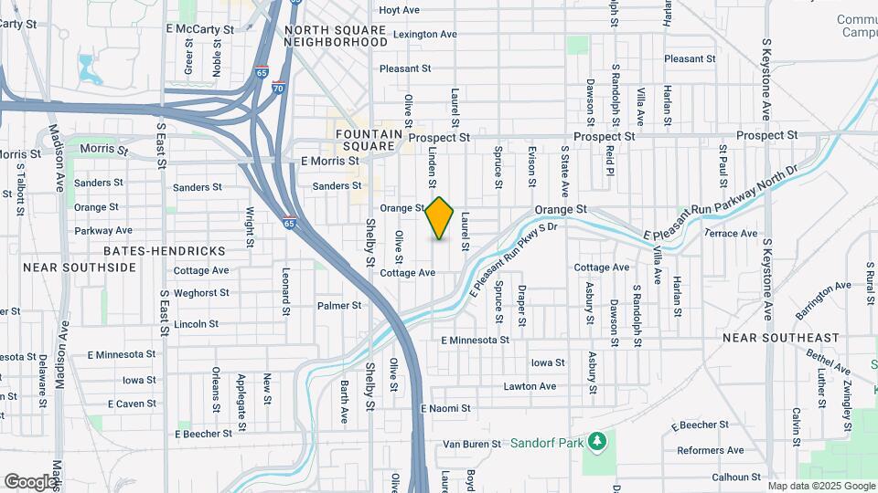 1409 Linden St Map and Location Details