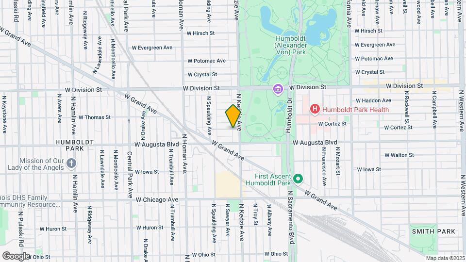 3216 W Cortez St Map and Location Details