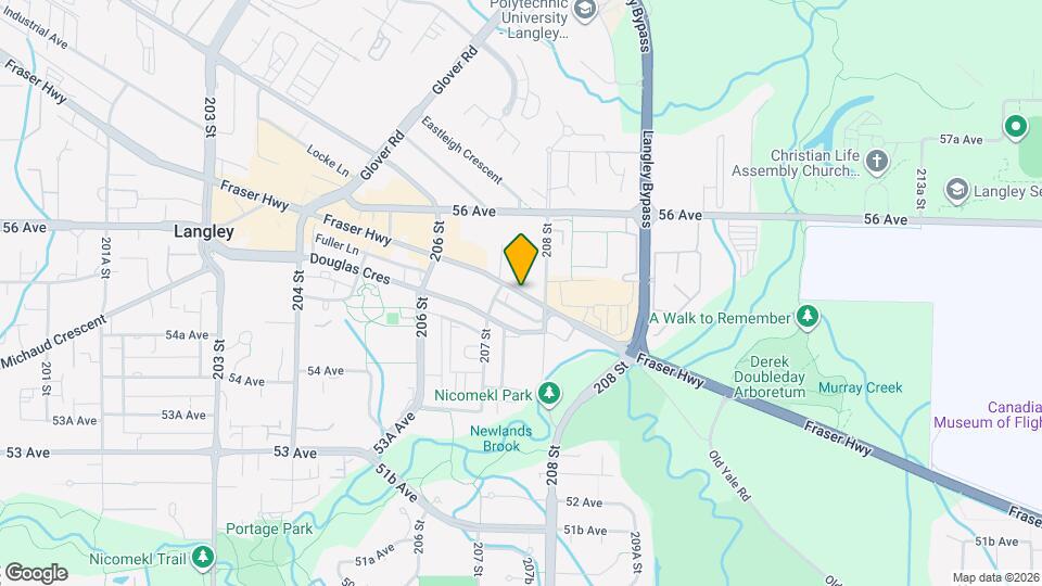 20769 Fraser Hwy Map and Location Details