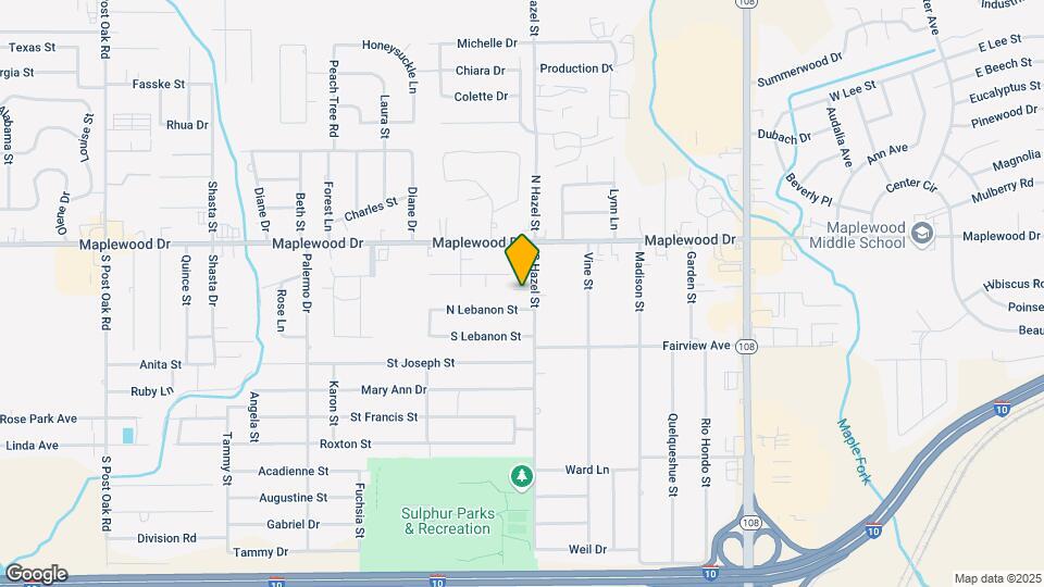 110 N Hazel St Mapa y Detalles de la Ubicación