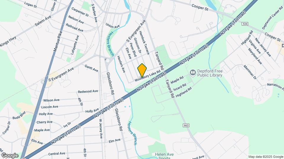 412 Woodbury Lake Rd Map and Location Details
