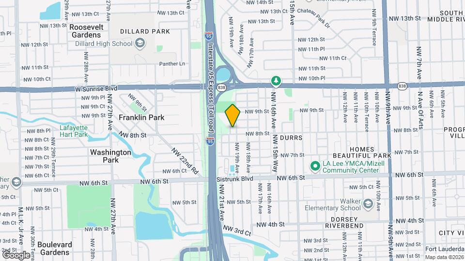 804 NW 19th Terrace Map and Location Details