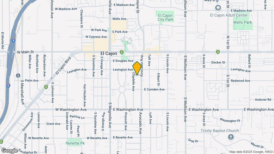 343 Claydelle Ave Map and Location Details