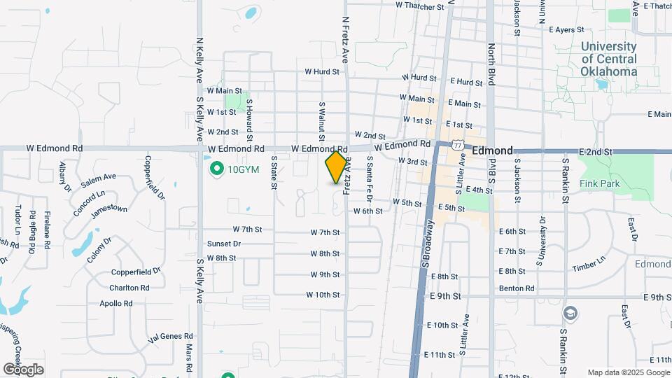 463 S Fretz Ave Map and Location Details