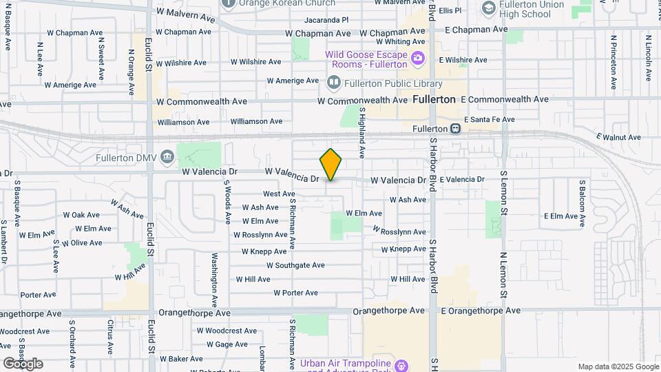 406 W Valencia Dr Map and Location Details