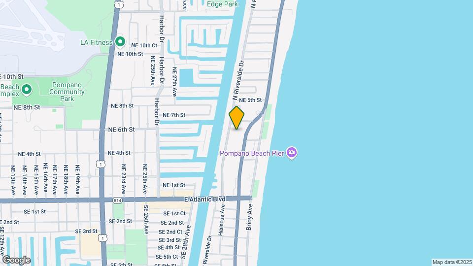 301 N Ocean Blvd Map and Location Details