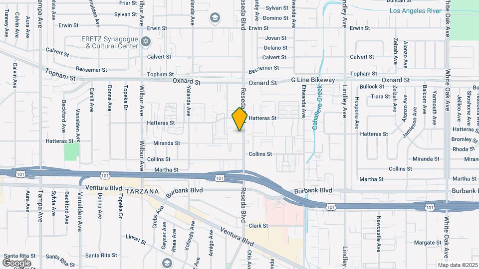 Tarzana Springs Map and Location Details