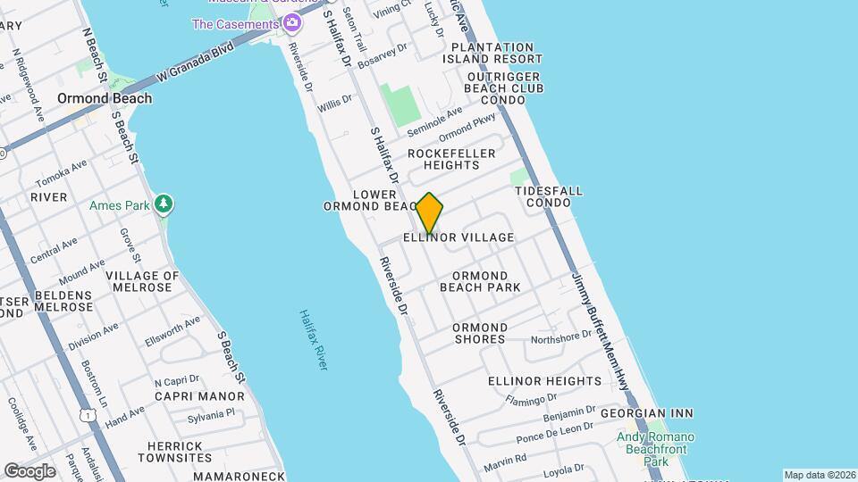 391 S Halifax Dr Map and Location Details